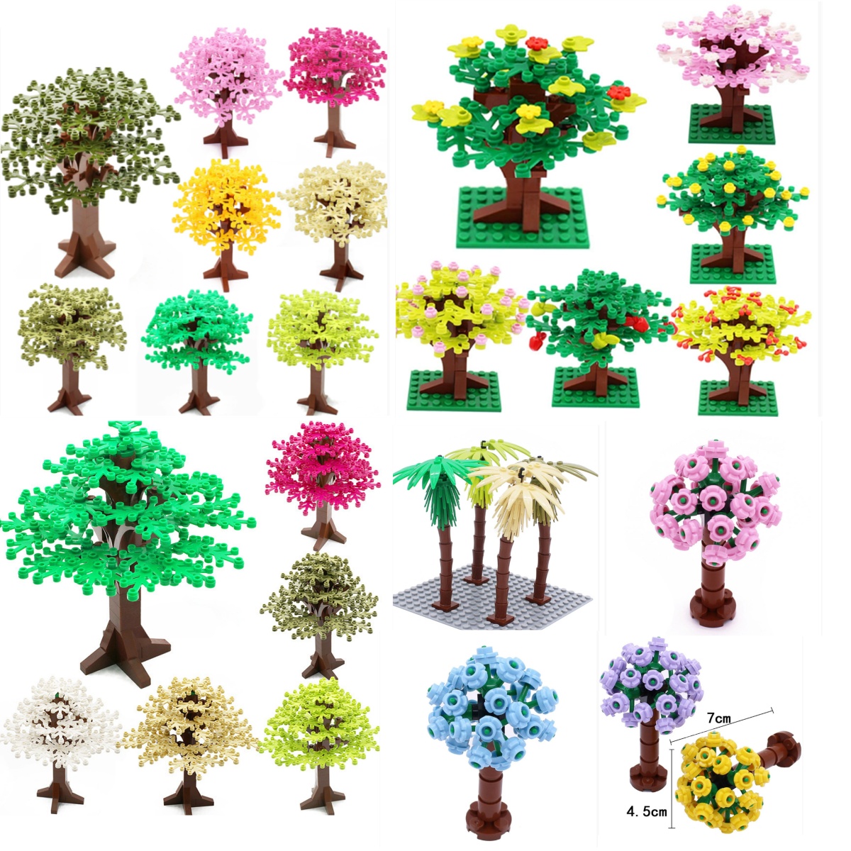 Bonsai Garden Lego Set - Gebouwen Blokken Boom Bloem Sets Stad