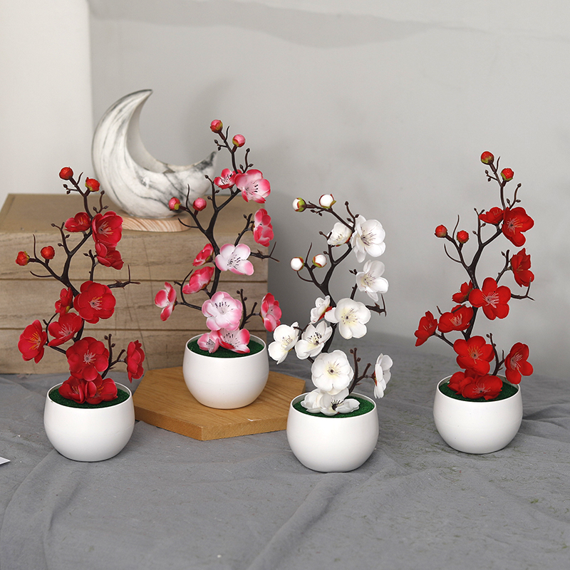 Bonsai Garden Wall - Kerst Nep Groene PE Dennentakken Kunstplant