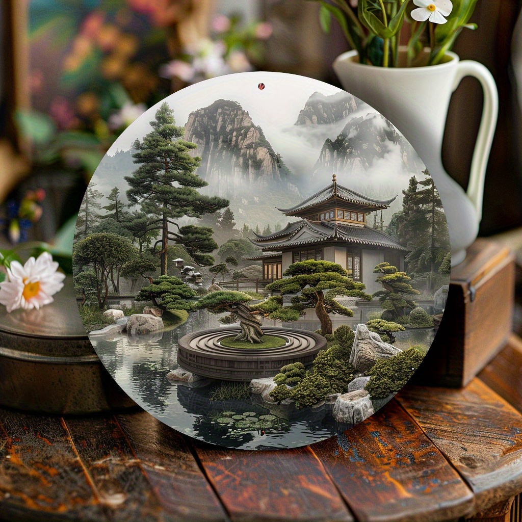 Vintage Oosterse Bonsai Berg Z - Bonsai Garden Wall recensie en prijs