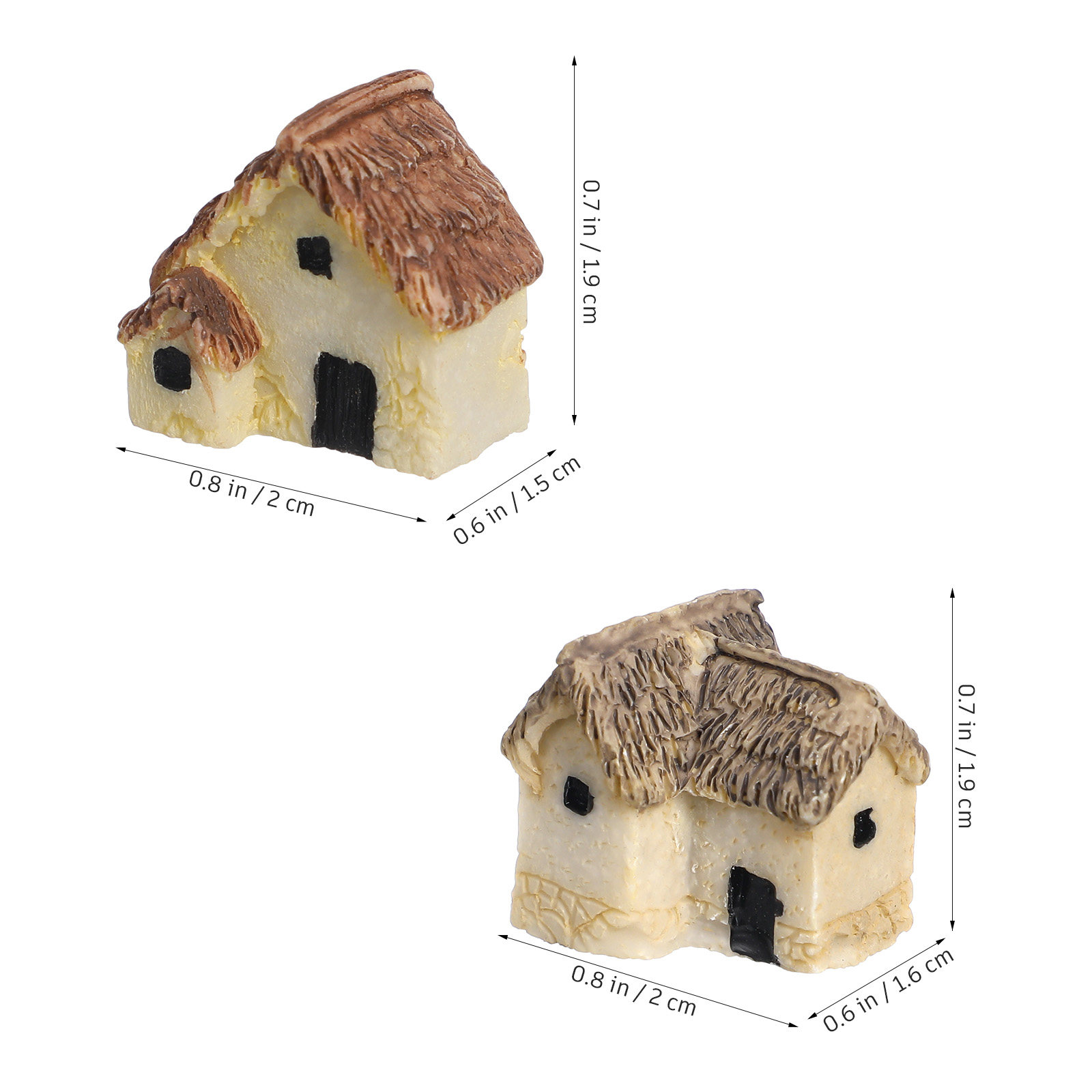 12 stuks rieten dak micro land - Bonsai Garden Layout recensie en prijs