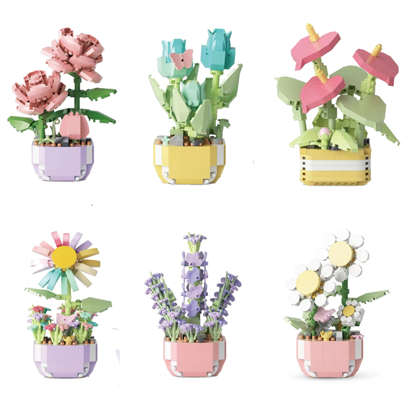 Mini Ingemaakte Bloemen Bouwst - Bonsai Garden Lego Set recensie en prijs