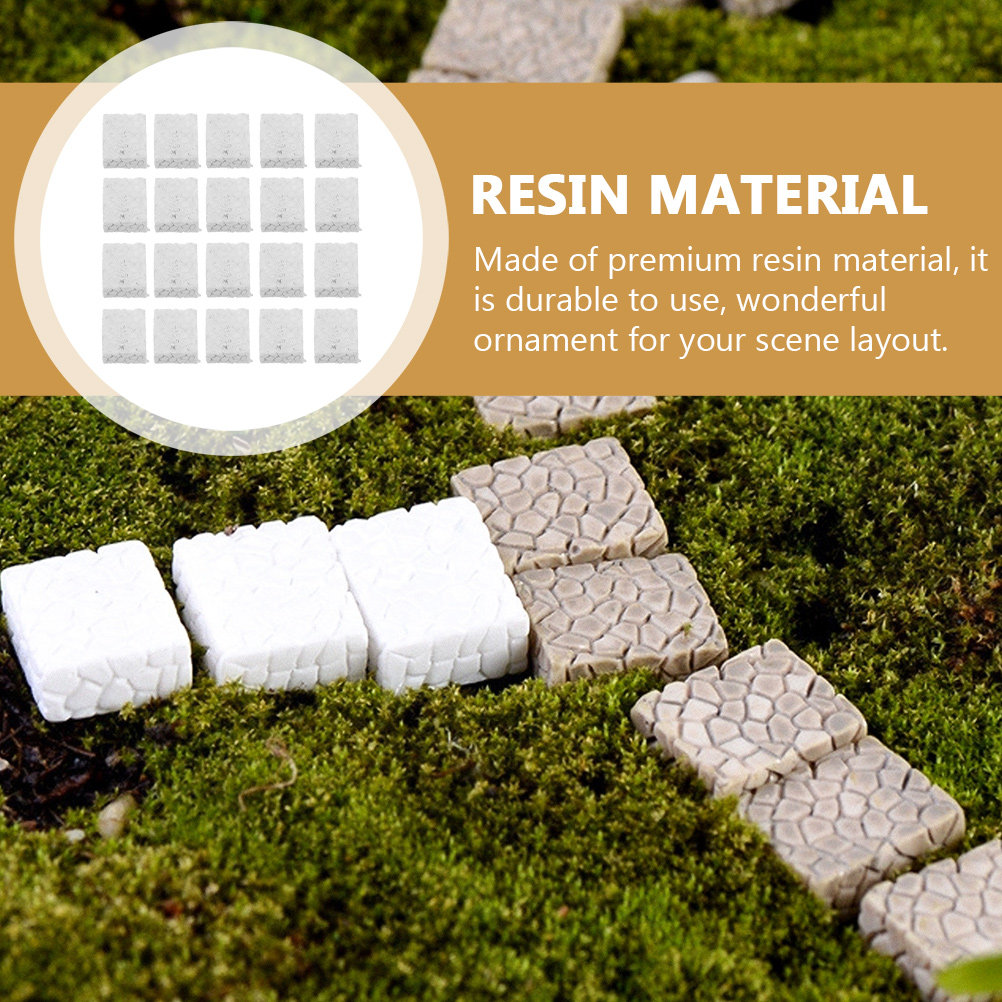 20 stuks mini hars beeldjes, m - Bonsai Garden Layout recensie en prijs