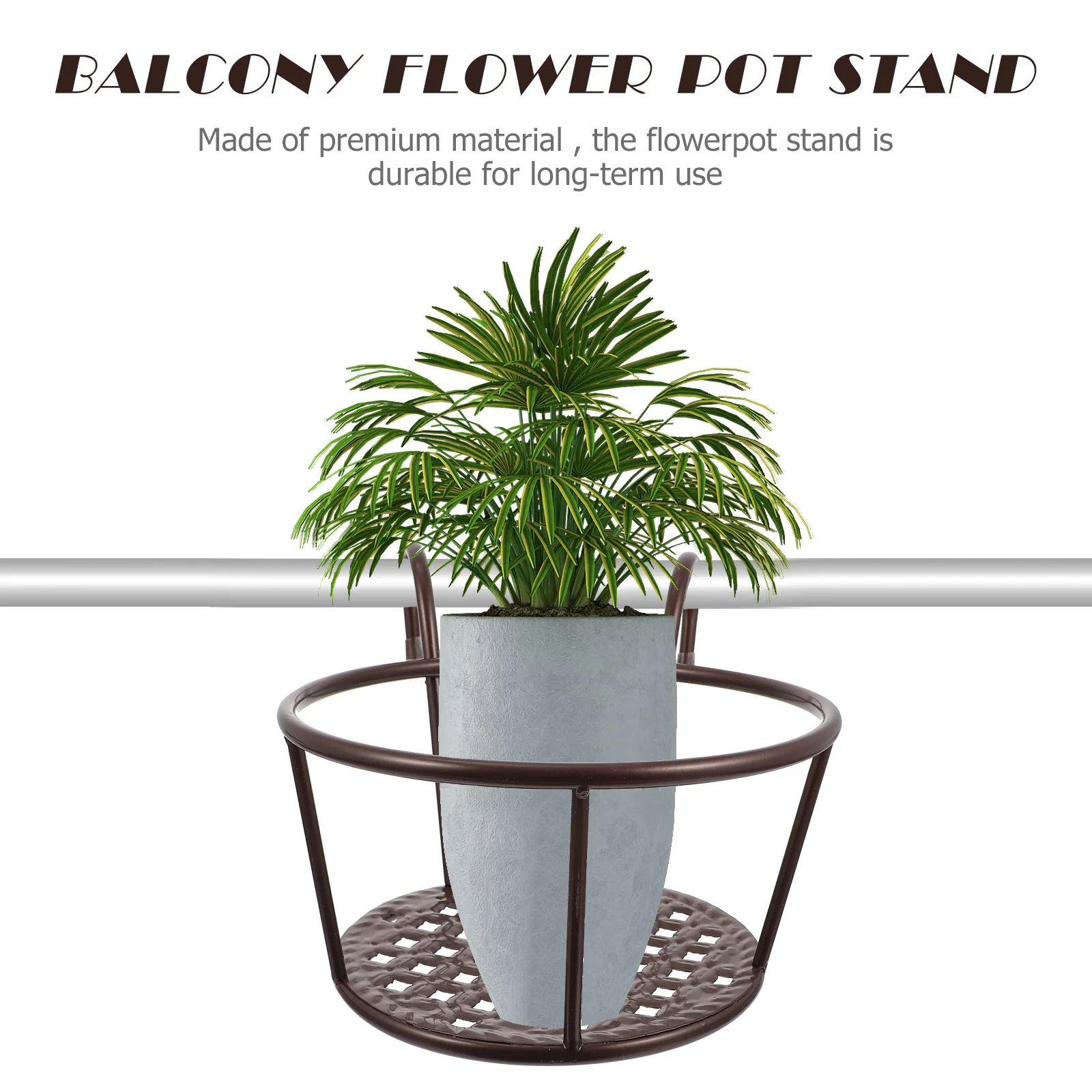 2-delige ijzeren bloempotstand - Bonsai Garden Wall recensie en prijs
