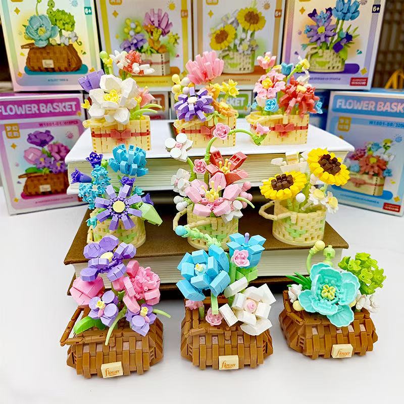 DIY Ingemaakte Rose Zonnebloem - Bonsai Garden Lego Set recensie en prijs