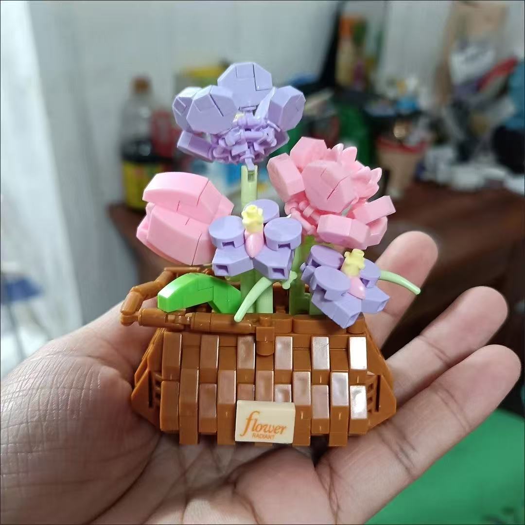 DIY Ingemaakte Rose Zonnebloem - Bonsai Garden Lego Set recensie en prijs