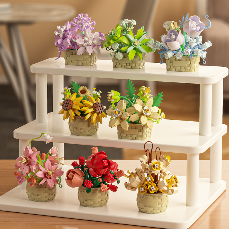 DIY MOC Ingemaakte Roos Zonneb - Bonsai Garden Lego Set recensie en prijs