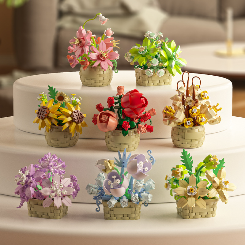 DIY MOC Ingemaakte Roos Zonneb - Bonsai Garden Lego Set recensie en prijs